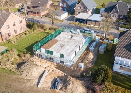 Geschossdecke für einen Bungalow